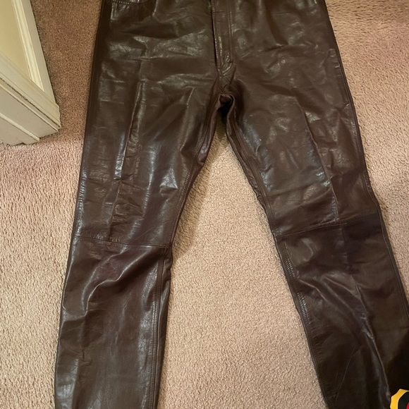 GAP Other - “Gap” genuine leather Vinatge men’s pants